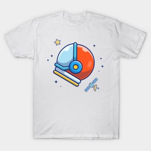 Astronaut helmet cartoon T-Shirt